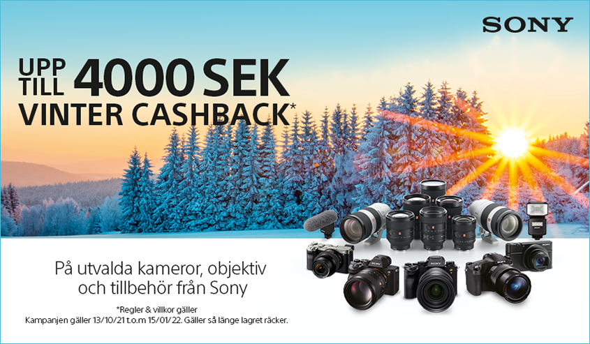 Sony Vinter Cashback kampagne